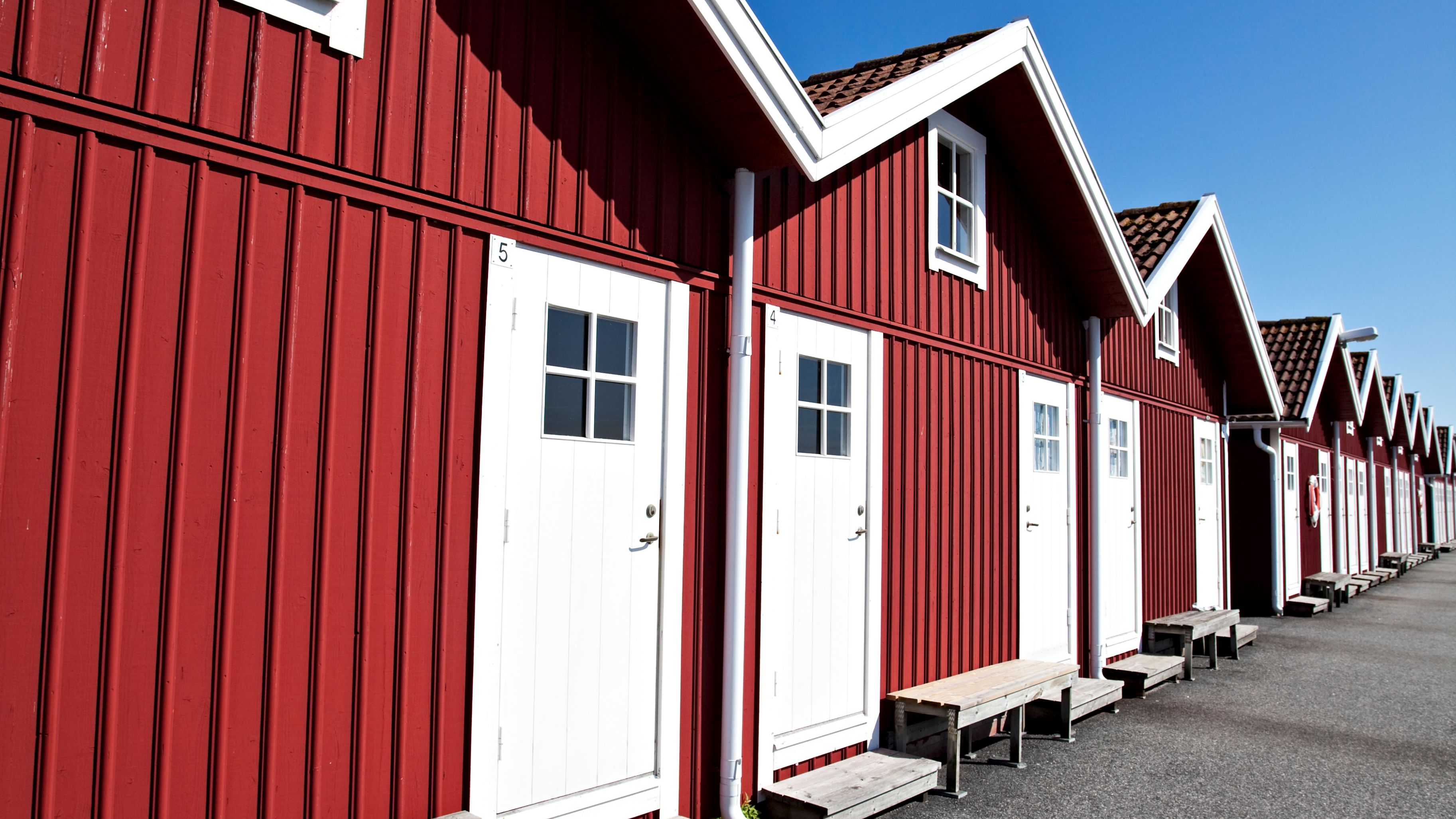 Rödmålade hus